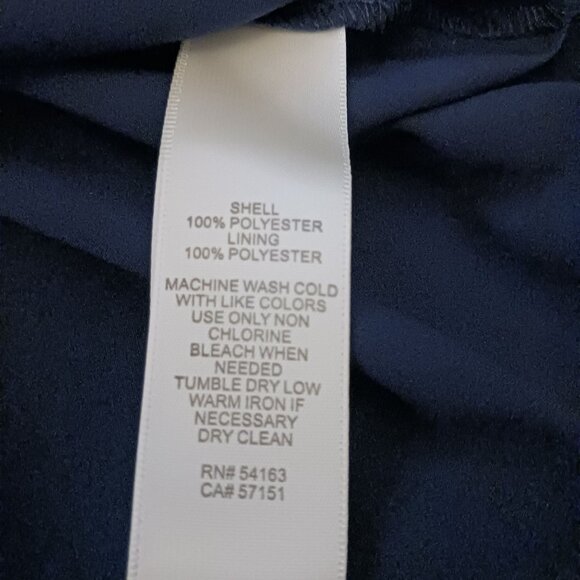 Eliza J Floral Print Bell Sleeve Dress in Navy Blue & Pink, Size‎ 8, NWT - Picture 10 of 14